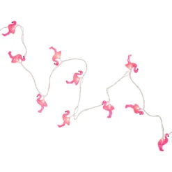 10ct Pink Flamingo Summer Patio String Light Set, 7.25ft White Wire -Optimal Christmas Shop northlight ys18852 2 92224.1682686604