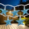 Set Of 10 Blue Starfish Novelty String Lights - 9ft White Wire 2 Set Of 10 Blue Starfish Novelty String Lights - 9ft White Wire -Optimal Christmas Shop northlight ys18874 1 55248.1667574576