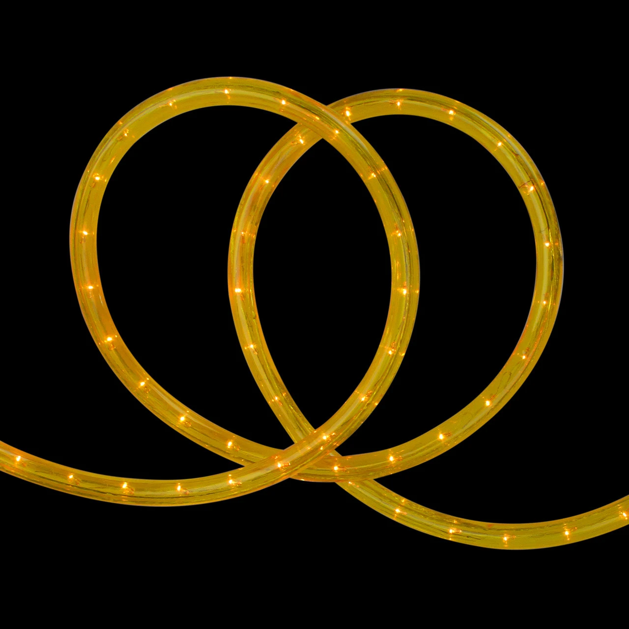 Gold Incandescent Outdoor Christmas Rope Lights - 18 Ft 3 Gold Incandescent Outdoor Christmas Rope Lights - 18 Ft