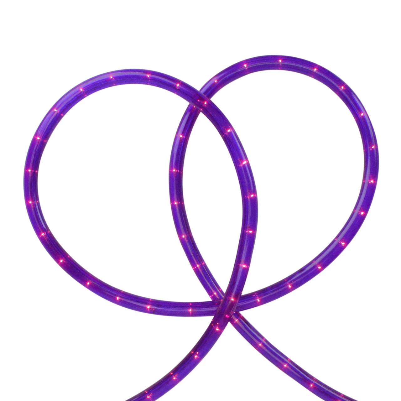 18' Pre Lit Purple Incandescent Outdoor Christmas Rope Lights 5 18' Pre Lit Purple Incandescent Outdoor Christmas Rope Lights - Image 3