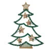 17.75" Lighted Green And Gold Christmas Tree With Stars Outdoor Window Silhouette -Optimal Christmas Shop northlight ys27520 2 51260.1677643189