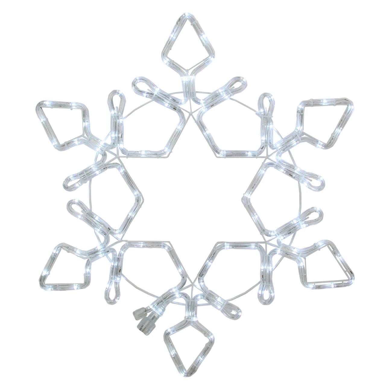 36" LED Rope Light Snowflake Commercial Christmas Decoration 4 36" LED Rope Light Snowflake Commercial Christmas Decoration - Image 2