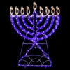 150 Clear And Blue LED Hanukkah Menorah Rope Lights - 1.4 Ft White Wire -Optimal Christmas Shop northlight ys27544 86205.1667576049