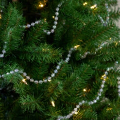 33' X .5"Clear Iridescent Beaded Artificial Christmas Garland, Unlit 9 33' X .5"Clear Iridescent Beaded Artificial Christmas Garland, Unlit -Optimal Christmas Shop northlight ys28303 3 67062.1686849228