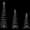 Set Of 3 Lighted Multi-Color Spiral Christmas Trees - 3', 4', And 6' 2 Set Of 3 Lighted Multi-Color Spiral Christmas Trees - 3', 4', And 6' -Optimal Christmas Shop northlight ys90353 51580.1667528692