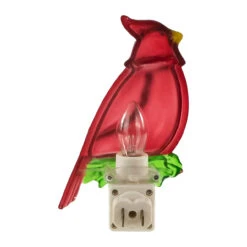 5.5" Red Cardinal Bird Christmas Night Light -Optimal Christmas Shop northlight ys92326 4 32042.1667664855