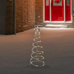 3ft LED Lighted Spiral Cone Tree Outdoor Christmas Decoration, Warm White Lights 7 3ft LED Lighted Spiral Cone Tree Outdoor Christmas Decoration, Warm White Lights -Optimal Christmas Shop northlight ys92331 3 49599.1667489831