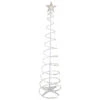 6ft LED Lighted Spiral Cone Tree Outdoor Christmas Decoration, Warm White Lights -Optimal Christmas Shop northlight ys92335 large sample 89282.1667646792