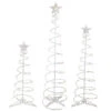 Set Of 3 LED Lighted Warm White Outdoor Spiral Christmas Cone Trees 3', 4', And 6' 2 Set Of 3 LED Lighted Warm White Outdoor Spiral Christmas Cone Trees 3', 4', And 6' -Optimal Christmas Shop northlight ys92339 1 81811.1667534303