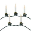 10ct Flickering LED Clip On Candle Christmas Lights, 7' Green Wire -Optimal Christmas Shop northlight ys93823 1 65706.1667536617