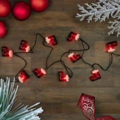 10-Count Santa's Boots Christmas Light Set, 7.5ft Green Wire -Optimal Christmas Shop northlight ys93840 styled 65974.1679691641