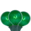 10-Count Green G50 Globe Christmas Patio Lights- 9ft, Green Wire -Optimal Christmas Shop northlight ys93864 temp 79853.1683296897