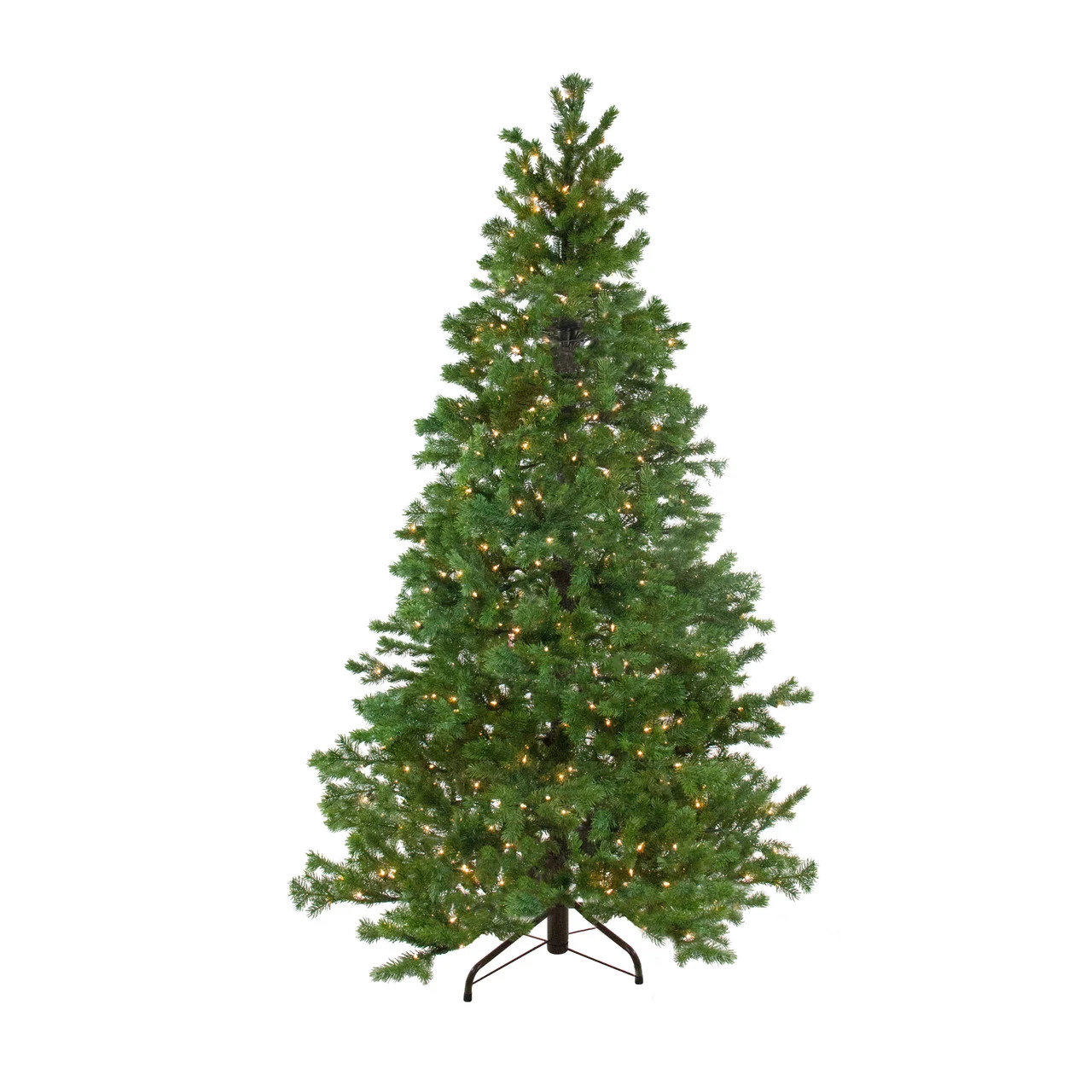 6.5' Pre-Lit Medium Pine Artificial Christmas Tree - Clear Dura-Lit Lights 3 6.5' Pre-Lit Medium Pine Artificial Christmas Tree - Clear Dura-Lit Lights