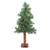 3' Pre-Lit Medium Woodland Alpine Artificial Christmas Tree - Multicolor Lights -Optimal Christmas Shop northlight yt8336 83813.1667536339