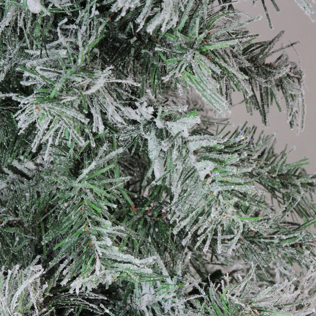 4' Lightly Flocked And Glittered Woodland Alpine Artificial Christmas Tree - Unlit 4 4' Lightly Flocked And Glittered Woodland Alpine Artificial Christmas Tree - Unlit - Image 2