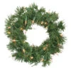 Pre-Lit Deluxe Windsor Pine Artificial Christmas Wreath - 10-Inch, Clear Lights -Optimal Christmas Shop northlight yww810 gr 51900.1667660123