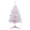 3' Medium Flocked Madeline Pink Spruce Artificial Christmas Tree, Unlit -Optimal Christmas Shop northlight z00001 88091.1683123538