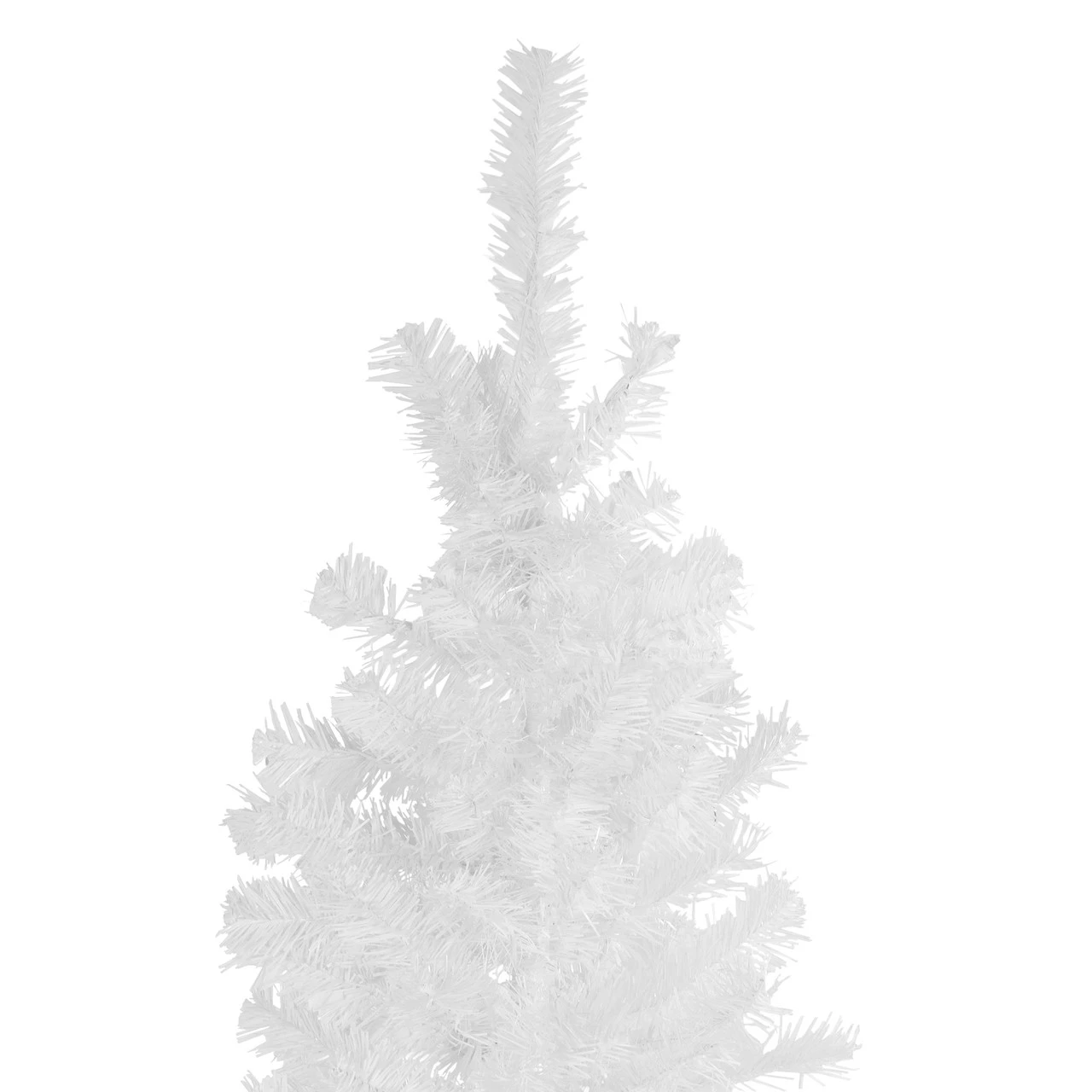 6.5' White Winston Pine Slim Artificial Christmas Tree - Unlit 4 6.5' White Winston Pine Slim Artificial Christmas Tree - Unlit - Image 2