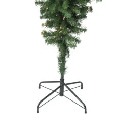 5.5' Pre-Lit Medium Spruce Upside Down Artificial Christmas Tree - Clear Lights 7 5.5' Pre-Lit Medium Spruce Upside Down Artificial Christmas Tree - Clear Lights -Optimal Christmas Shop northlight z00010 2 59533.1667643255