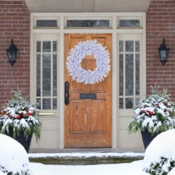 Crystal Spruce Artificial Christmas Wreath - 36-Inch, Unlit -Optimal Christmas Shop northlight z00018 3 84427.1669400845
