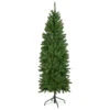 7.5' Unlit Pencil White River Fir Artificial Christmas Tree -Optimal Christmas Shop northlight z16020 1main 29043.1667488134