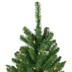 7.5' Pre-Lit Pencil White River Fir Artificial Christmas Tree - Clear Lights -Optimal Christmas Shop northlight z16022 3 92004.1667488135