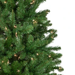 7.5' Pre-Lit Pencil White River Fir Artificial Christmas Tree - Clear Lights -Optimal Christmas Shop northlight z16022 6new 72275.1667488135