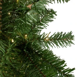 7.5' Pre-lit Medium Deer River Spruce LED Artificial Christmas Tree - Warm White Lights -Optimal Christmas Shop northlight z16062 3 48521.1667570071