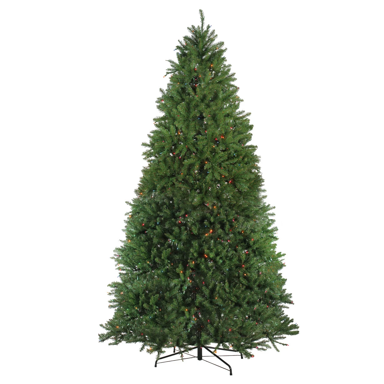 10' Pre-Lit Full Northern Pine Artificial Christmas Tree, Multi Lights 4 10' Pre-Lit Full Northern Pine Artificial Christmas Tree, Multi Lights - Image 2