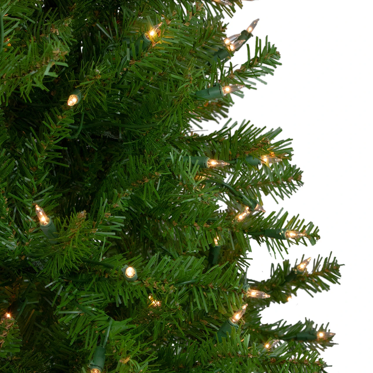 4' Pre-Lit Full Northern Pine Artificial Christmas Tree, Clear Lights 4 4' Pre-Lit Full Northern Pine Artificial Christmas Tree, Clear Lights - Image 2
