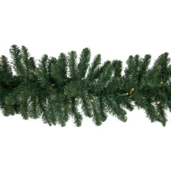 50' X 12" Pre-Lit Commercial Buffalo Fir Christmas Garland- Warm White LED Lights -Optimal Christmas Shop northlight z91489 2 65994.1680213331