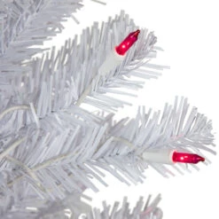 6.5’ Pre-Lit Slim Geneva White Spruce Artificial Christmas Tree, Pink Lights 10 6.5’ Pre-Lit Slim Geneva White Spruce Artificial Christmas Tree, Pink Lights -Optimal Christmas Shop northlight z92375 04 81053.1684955844