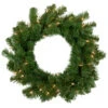 Deluxe Dorchester Pine Artificial Christmas Wreath, 18-Inch, Clear Lights -Optimal Christmas Shop northlight z92849 1 61550.1667530313