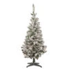 4' Pre-Lit Flocked Pine Slim Artificial Christmas Tree, Clear Lights 1 4' Pre-Lit Flocked Pine Slim Artificial Christmas Tree, Clear Lights -Optimal Christmas Shop northlight z92855 15777.1667569728
