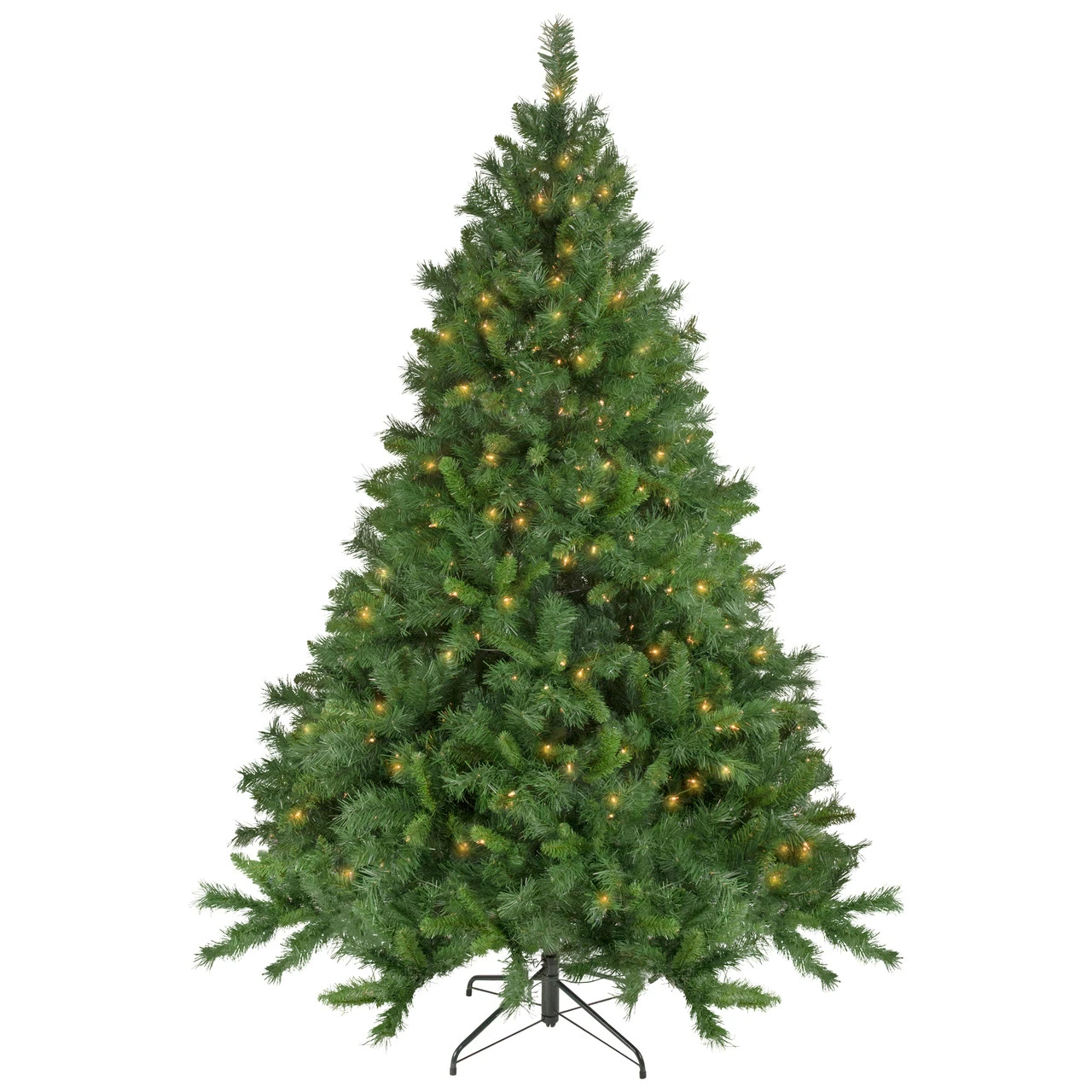 7.5' Pre-Lit Chatham Pine Artificial Christmas Tree, Clear Lights 4 7.5' Pre-Lit Chatham Pine Artificial Christmas Tree, Clear Lights - Image 2