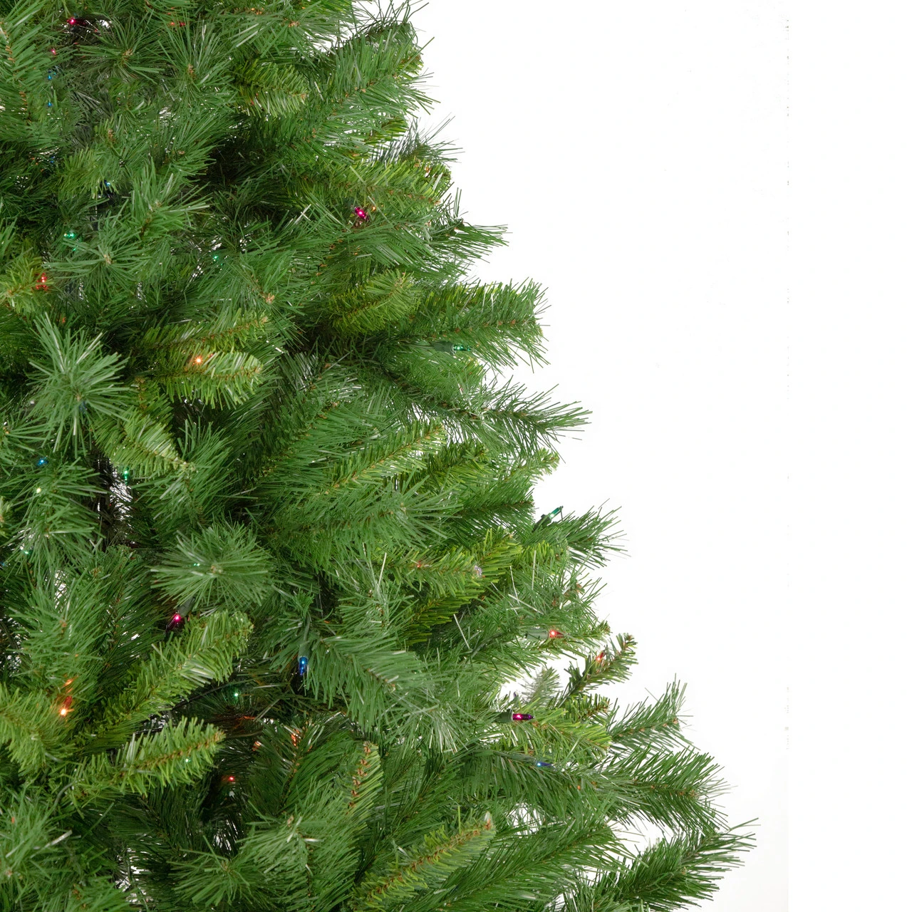 7.5' Pre-Lit Chatham Pine Artificial Christmas Tree, Multi-Color Lights 5 7.5' Pre-Lit Chatham Pine Artificial Christmas Tree, Multi-Color Lights - Image 3