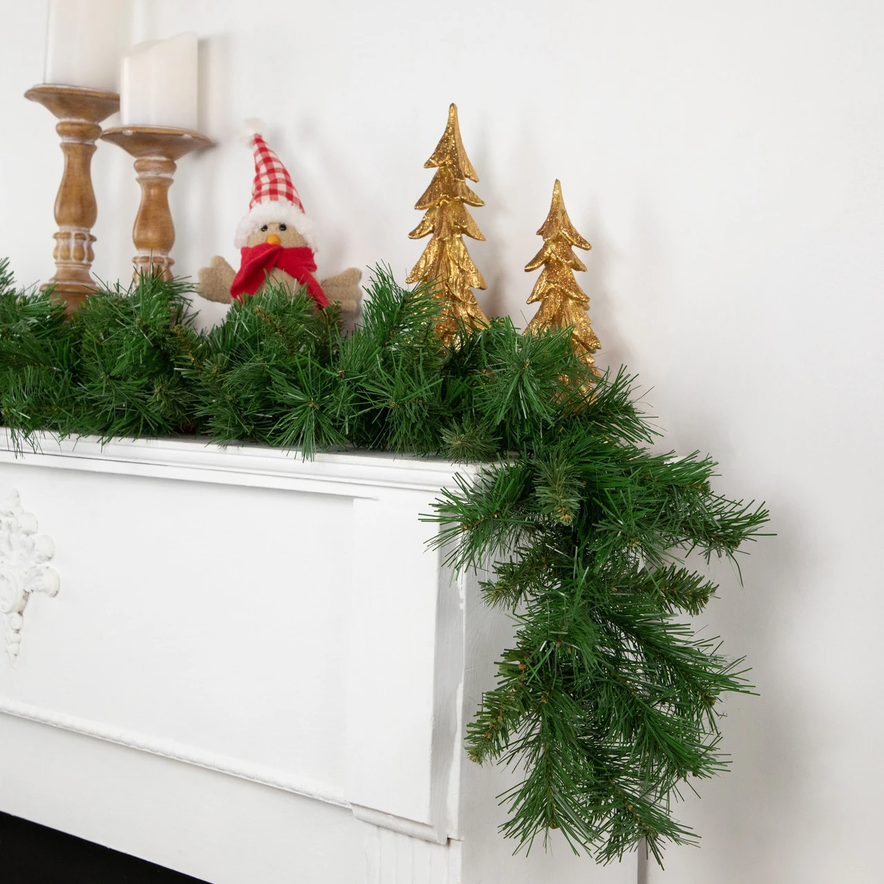 9' X 10" Chatham Pine Artificial Christmas Garland, Unlit 5 9' X 10" Chatham Pine Artificial Christmas Garland, Unlit - Image 3