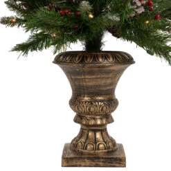 5-Piece Pre-Lit Frosted Verona Berry Pine Artificial Christmas Entryway Set 15 5-Piece Pre-Lit Frosted Verona Berry Pine Artificial Christmas Entryway Set -Optimal Christmas Shop northlight z94032 pot 72466.1667488617