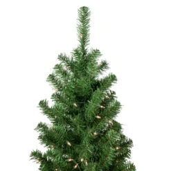 15' Pre-Lit Pendleton Spruce Slim Artificial Christmas Tree, Clear Lights -Optimal Christmas Shop northlight z94039 4 39783.1680198177
