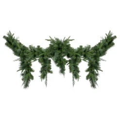 6' X 18" Mixed Pine Artificial Christmas Icicle Garland, Unlit -Optimal Christmas Shop northlight z94043 1new 52267.1668539395