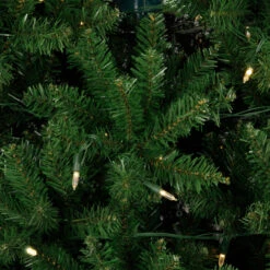 7.5' Pre-Lit Manchester Pine Instant Connect Artificial Christmas Tree, Dual LED Lights -Optimal Christmas Shop northlight z94430 3 55415.1668089864