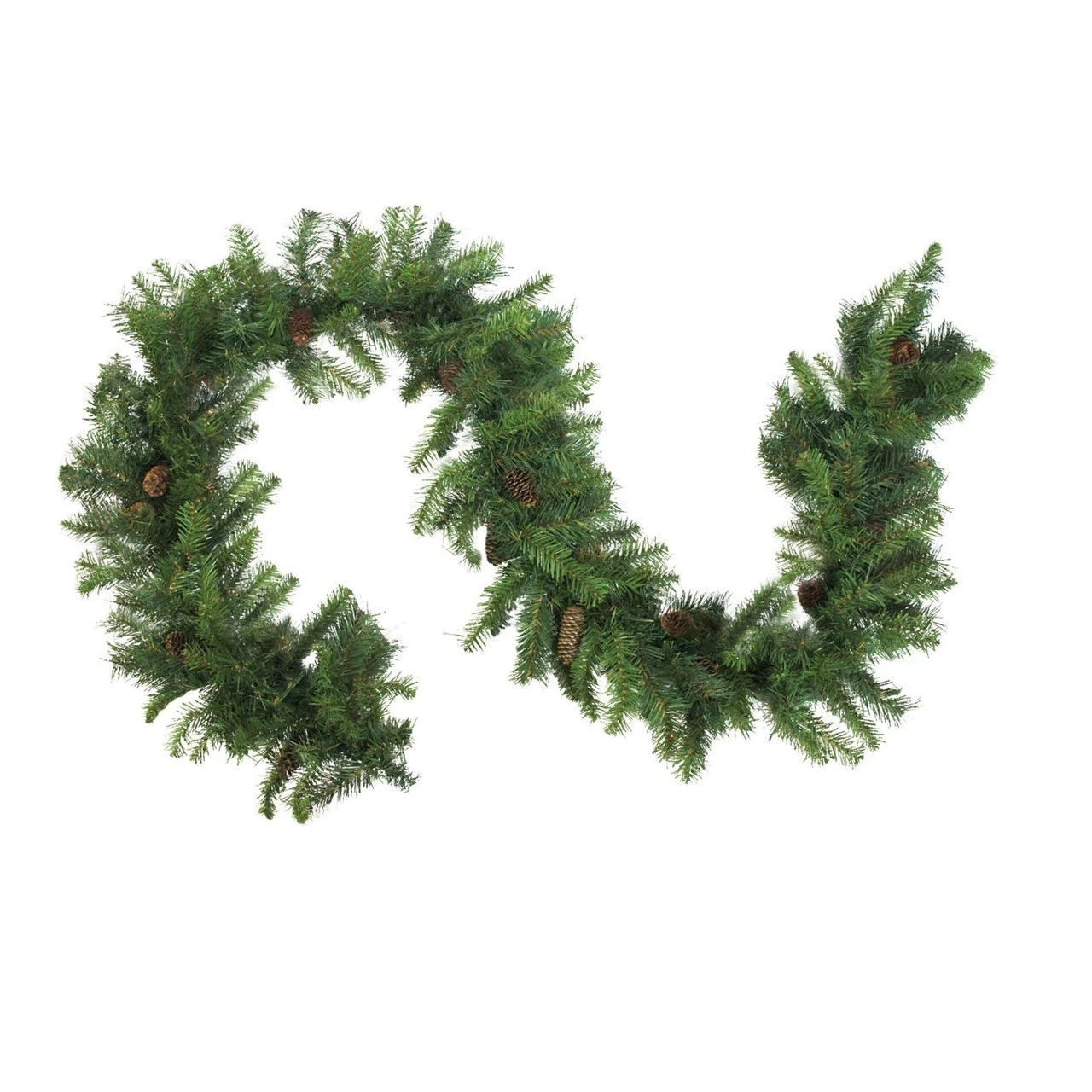 9' X 16" Dakota Red Pine Cones Artificial Christmas Garland, Unlit 4 9' X 16" Dakota Red Pine Cones Artificial Christmas Garland, Unlit - Image 2