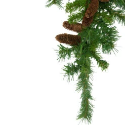 34" Dakota Red Pine Artificial Christmas Swag With Pine Cones - Unlit -Optimal Christmas Shop northlight z99411 3 75246.1667655423