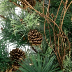 2' Pre-Lit Country Mixed Pine Artificial Christmas Wall Tree - Clear Lights 11 2' Pre-Lit Country Mixed Pine Artificial Christmas Wall Tree - Clear Lights -Optimal Christmas Shop northlight z99526 2 13212.1684449999