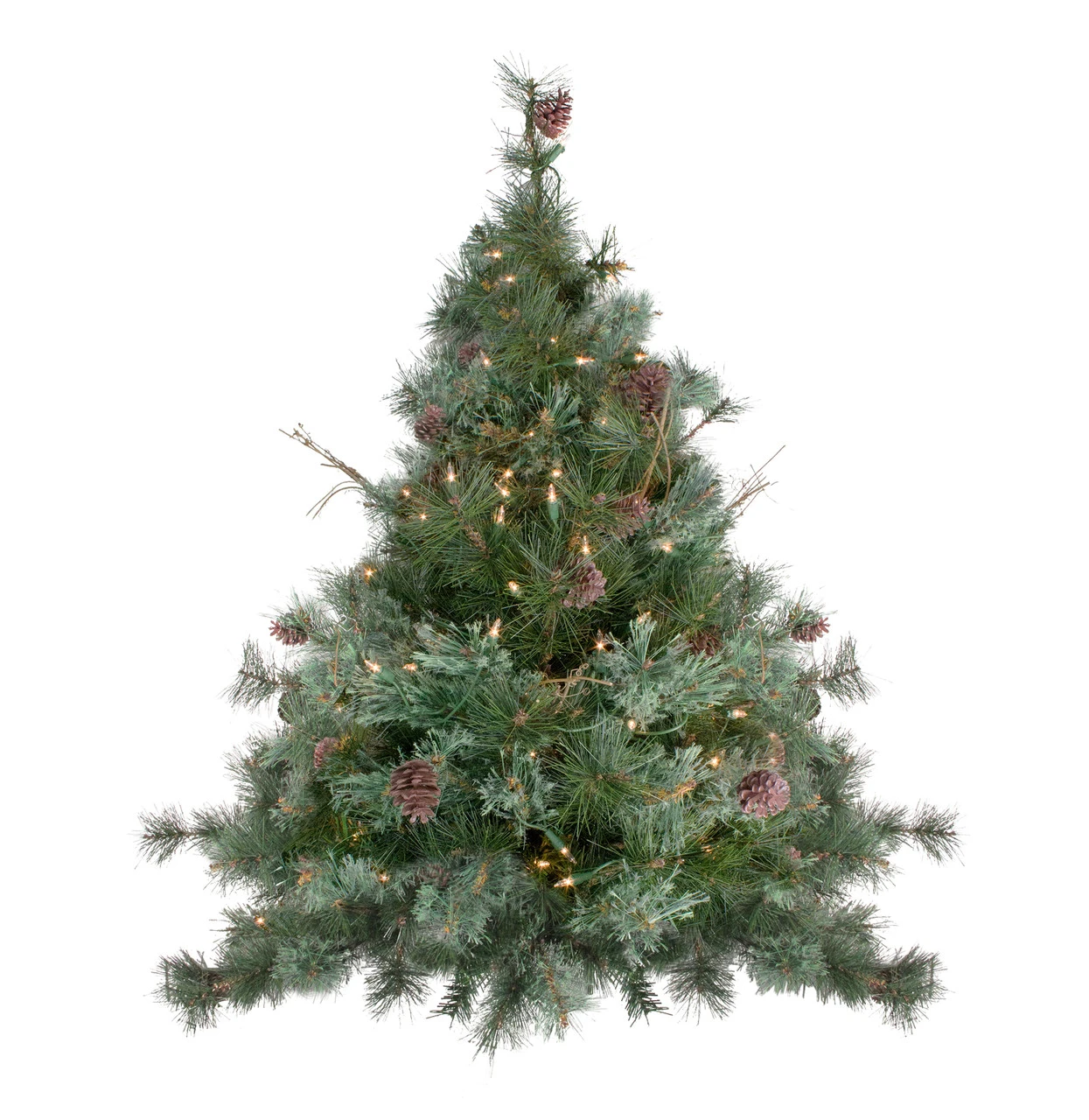 3' Pre-Lit Country Mixed Pine Artificial Christmas Wall Or Door Tree - Clear Lights 3 3' Pre-Lit Country Mixed Pine Artificial Christmas Wall Or Door Tree - Clear Lights