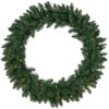 Pre-Lit Buffalo Fir Artificial Christmas Wreath - 36-Inch, Warm White LED Lights