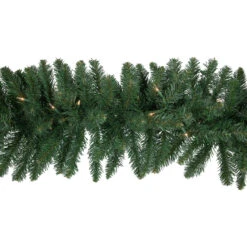 9' X 12" Pre-Lit Buffalo Fir Artificial Christmas Garland - Clear Lights -Optimal Christmas Shop northlight z99687 2new 20556.1677088659