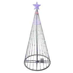 4' Multi-Color LED Lighted Show Cone Christmas Tree Outdoor Decoration 5 4' Multi-Color LED Lighted Show Cone Christmas Tree Outdoor Decoration -Optimal Christmas Shop northlight zg15640 1 70604.1667655538