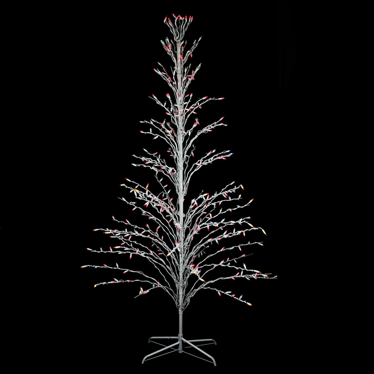 9' Pre-Lit Christmas Cascade Twig Tree Outdoor Yard Art Decoration - Multi-Color Lights 3 9' Pre-Lit Christmas Cascade Twig Tree Outdoor Yard Art Decoration - Multi-Color Lights
