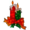 17" Lighted Holographic Candle Christmas Window Silhouette Decoration 2 17" Lighted Holographic Candle Christmas Window Silhouette Decoration -Optimal Christmas Shop northlight zg15707 updated 74796.1667575609